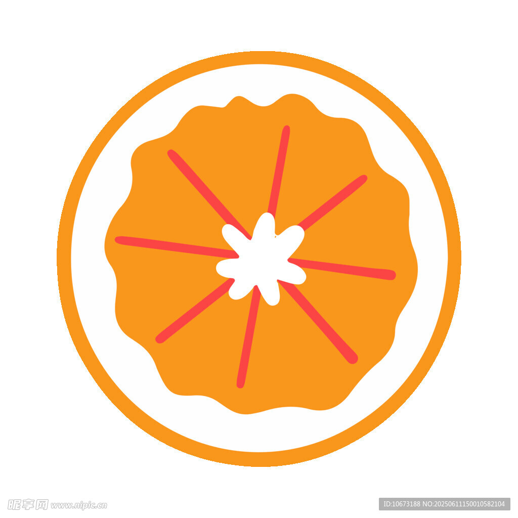 橙色切片圖標(biāo)