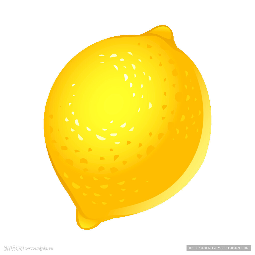 黃色檸檬插畫