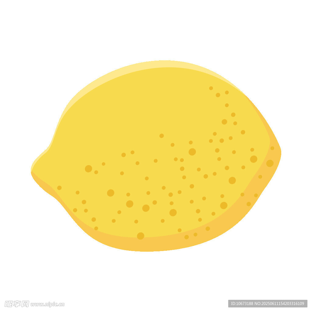 黃色檸檬插畫