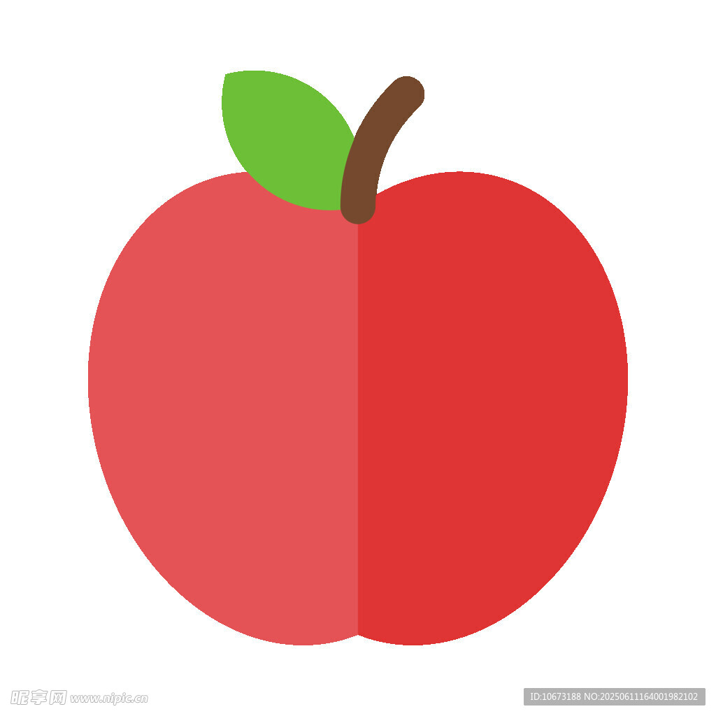 簡(jiǎn)約風(fēng)格紅蘋果圖標(biāo)