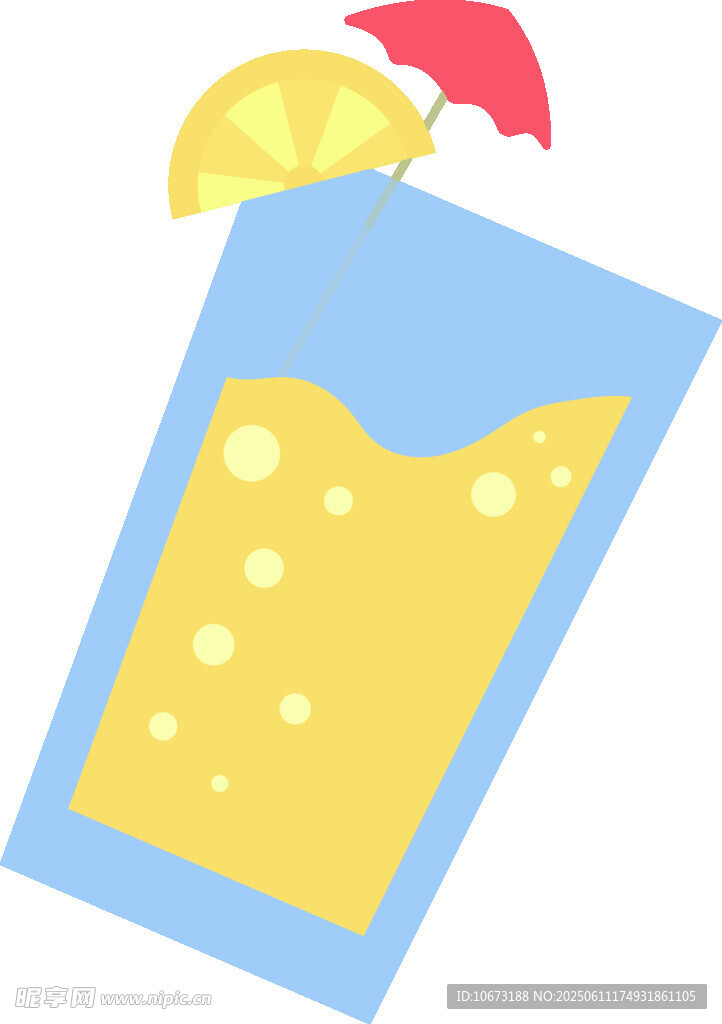 夏日清涼果汁飲品