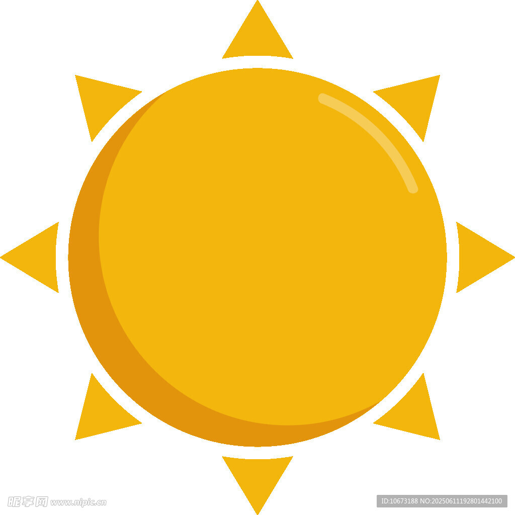 可愛(ài)卡通太陽(yáng)圖標(biāo)