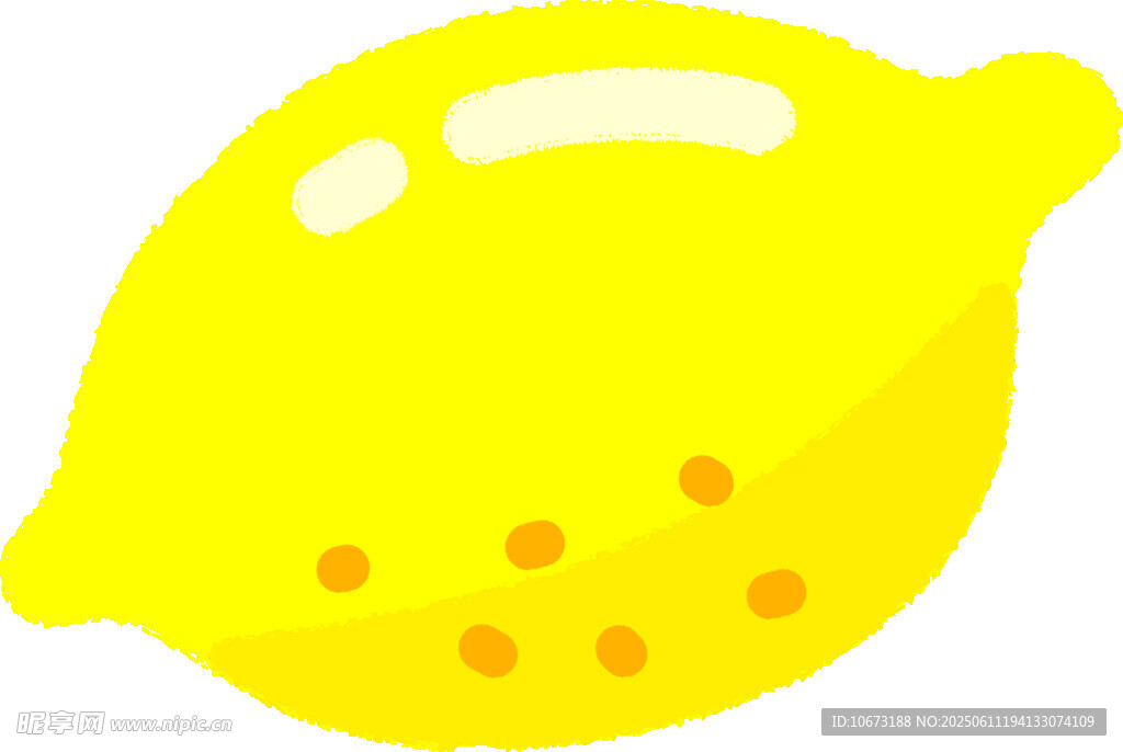 可愛黃色檸檬圖標(biāo)