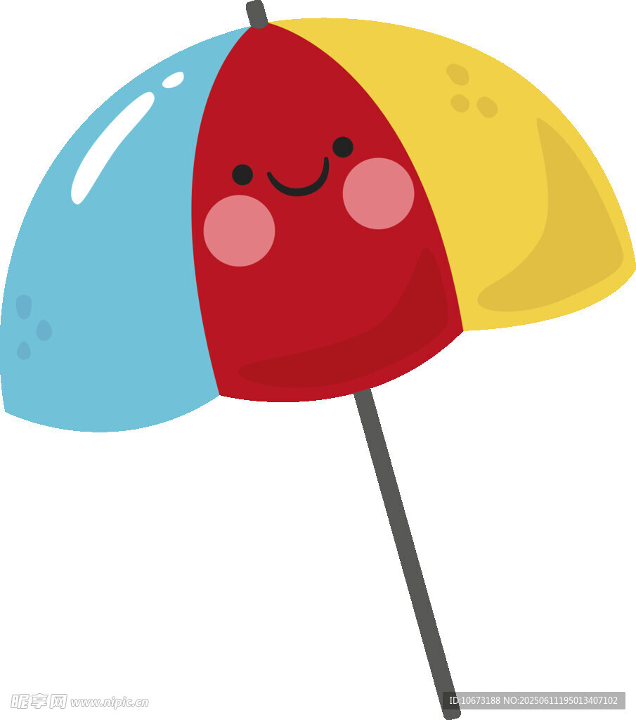 彩色卡通雨傘