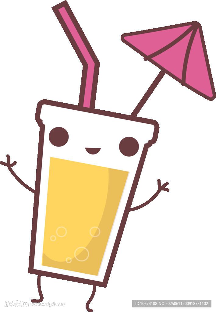 可愛果汁杯