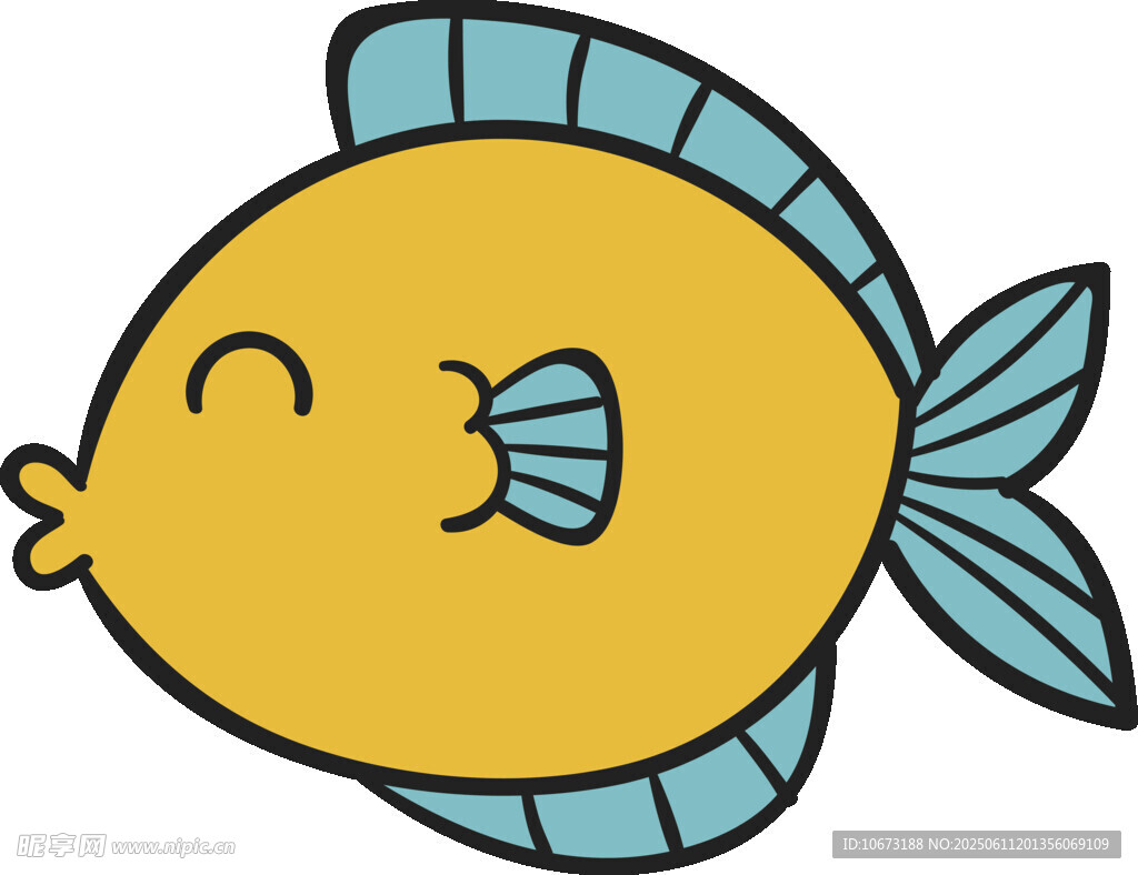 可愛卡通小魚