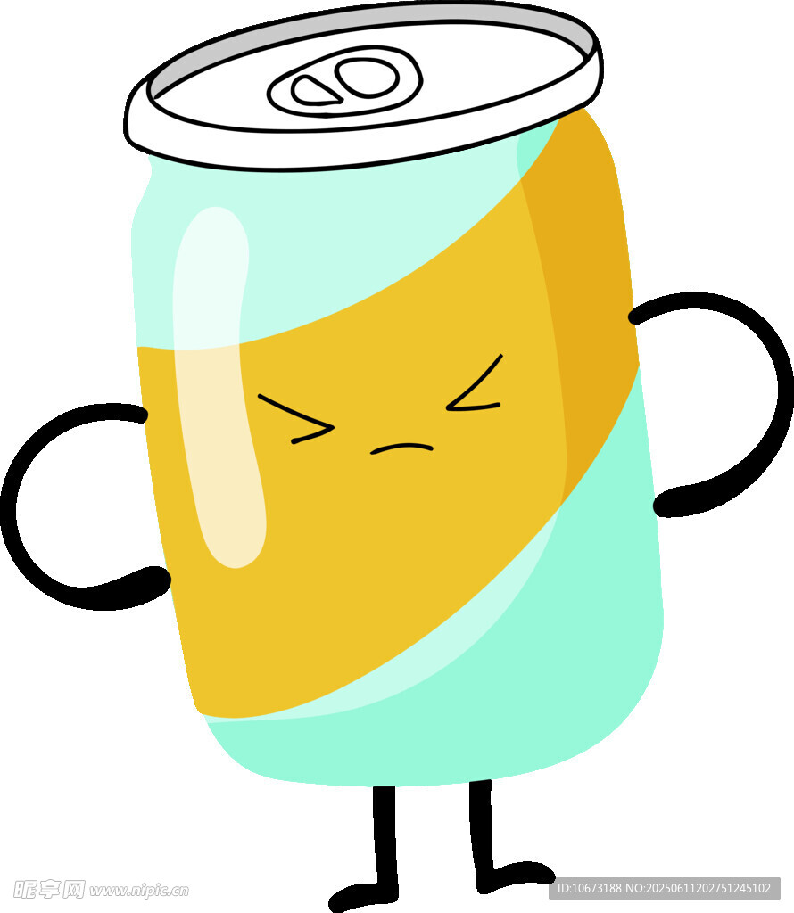 憤怒的罐裝飲料