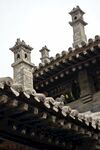 中式古建筑屋頂一角