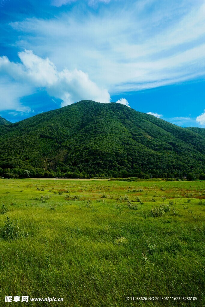 青山綠野間的美麗風(fēng)光