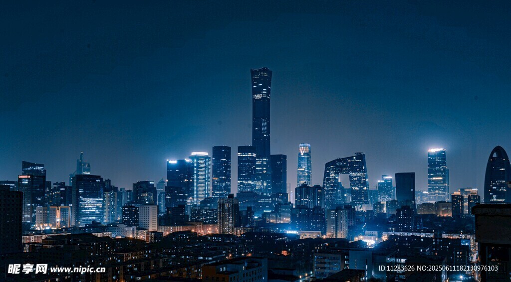 都市璀璨夜景