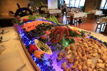 豐盛海鮮自助美食展示