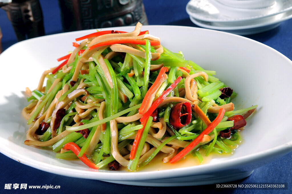 麥芹炒豆干絲