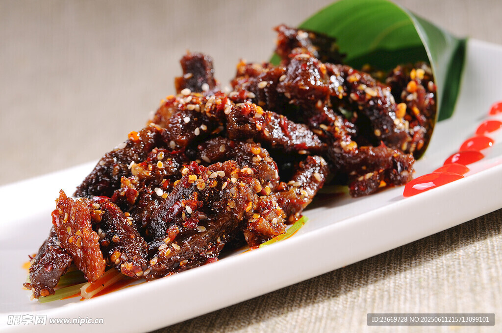 香辣牛肉干