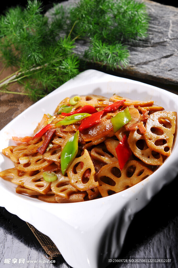 蓮菜炒肉