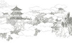 新中式亭臺閣樓