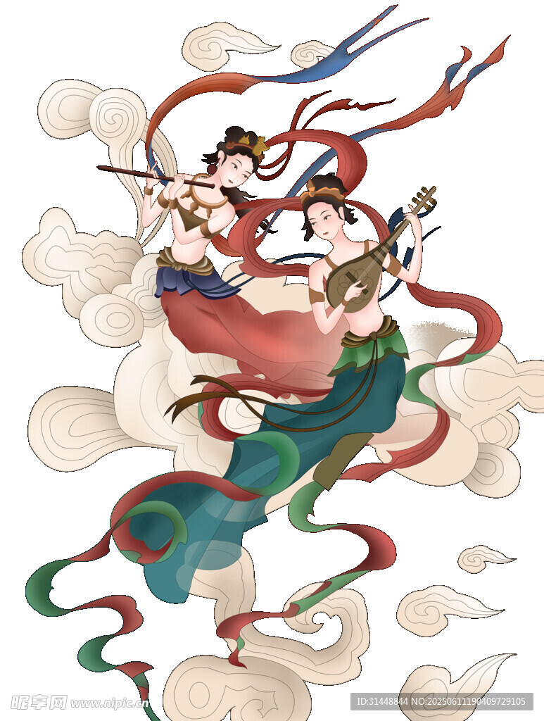 祥云紋矢量 