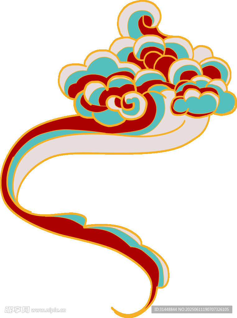 祥云紋矢量