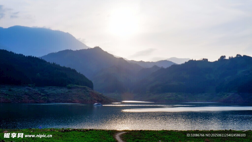 眉山 洪雅 雅女湖 山水美景