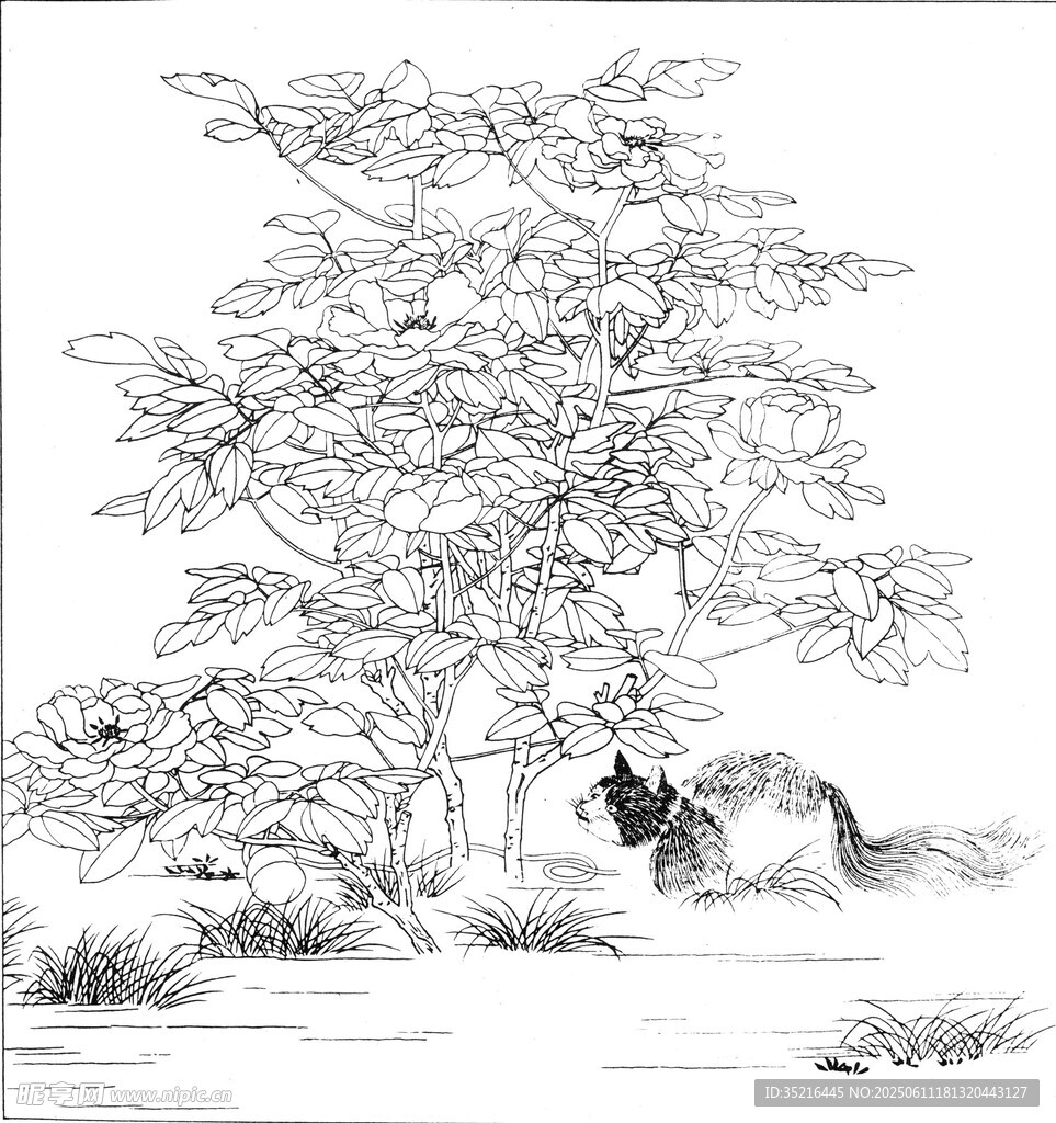 樹下休憩圖
