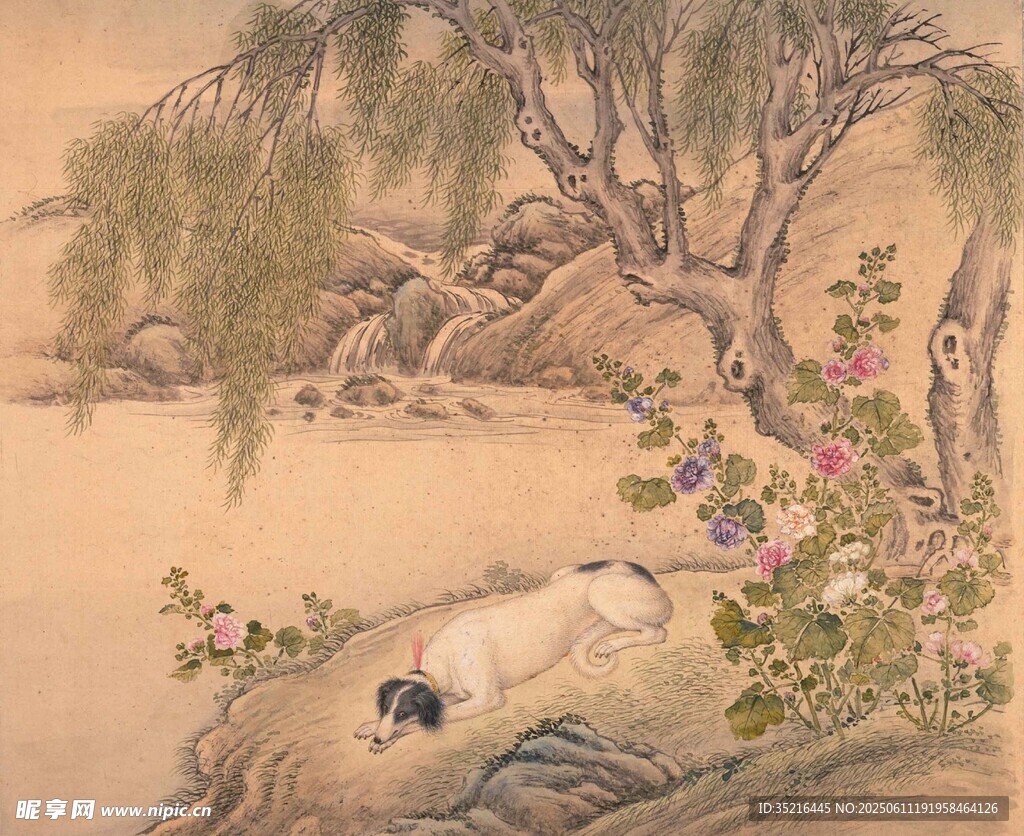 古典山水花鳥意境圖