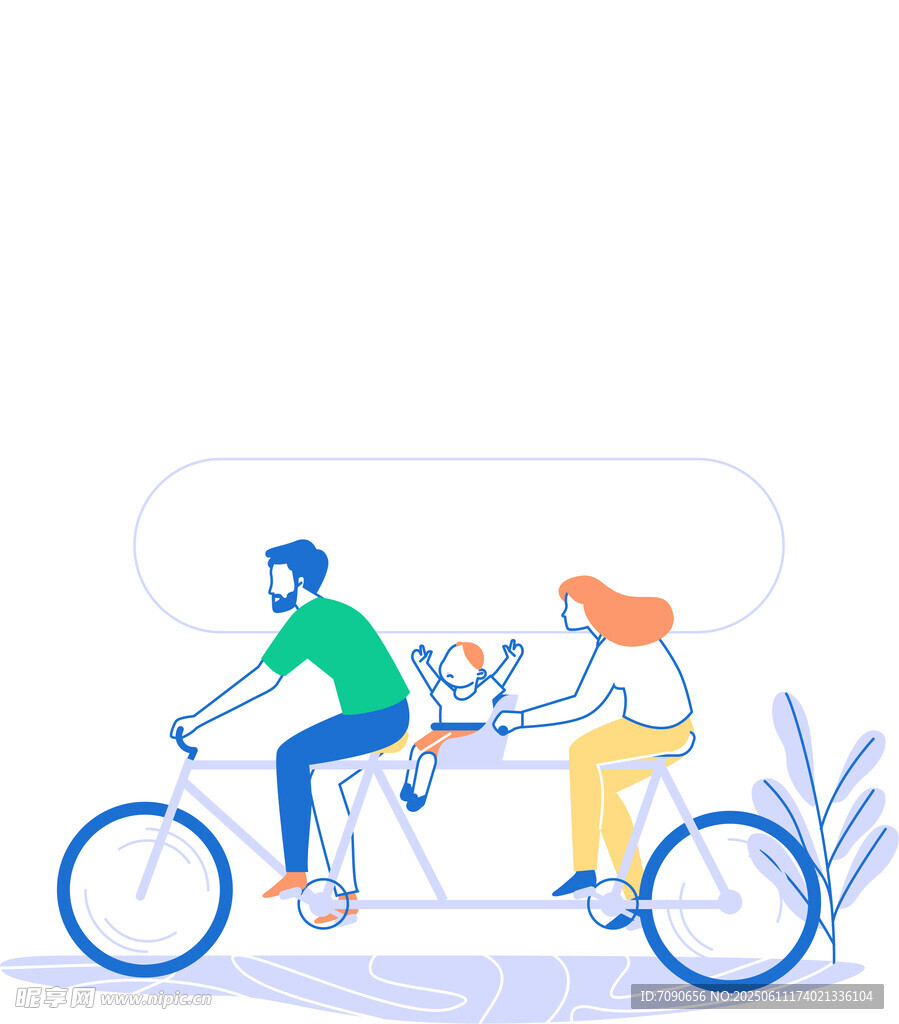 情侶共騎雙人自行車(chē)享甜蜜