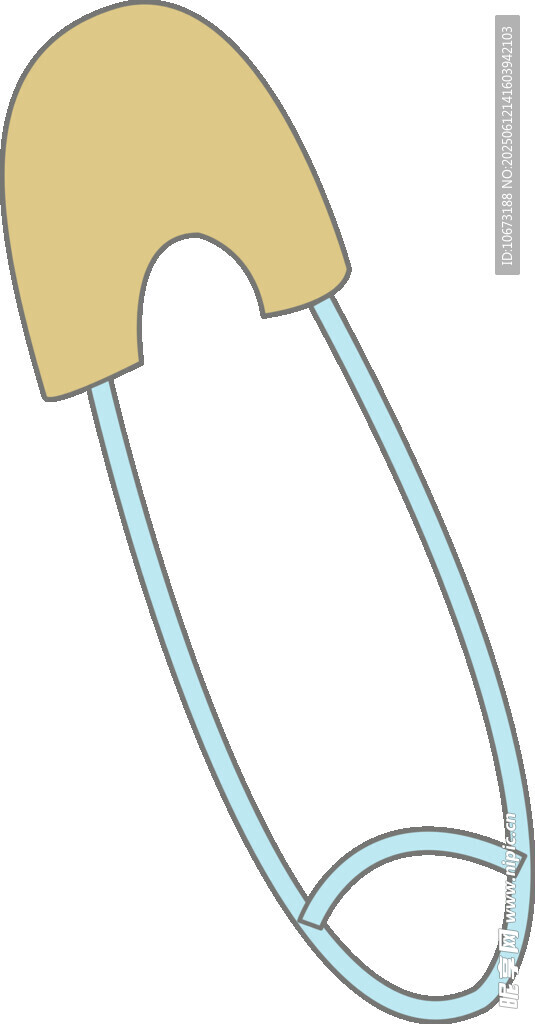 安全別針插畫