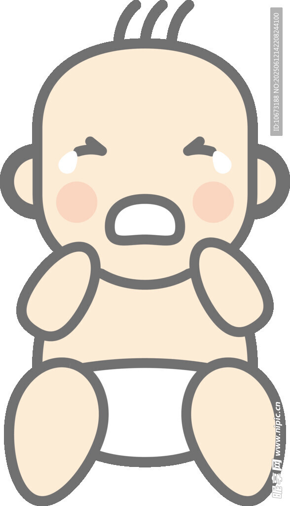 哭泣的小嬰兒