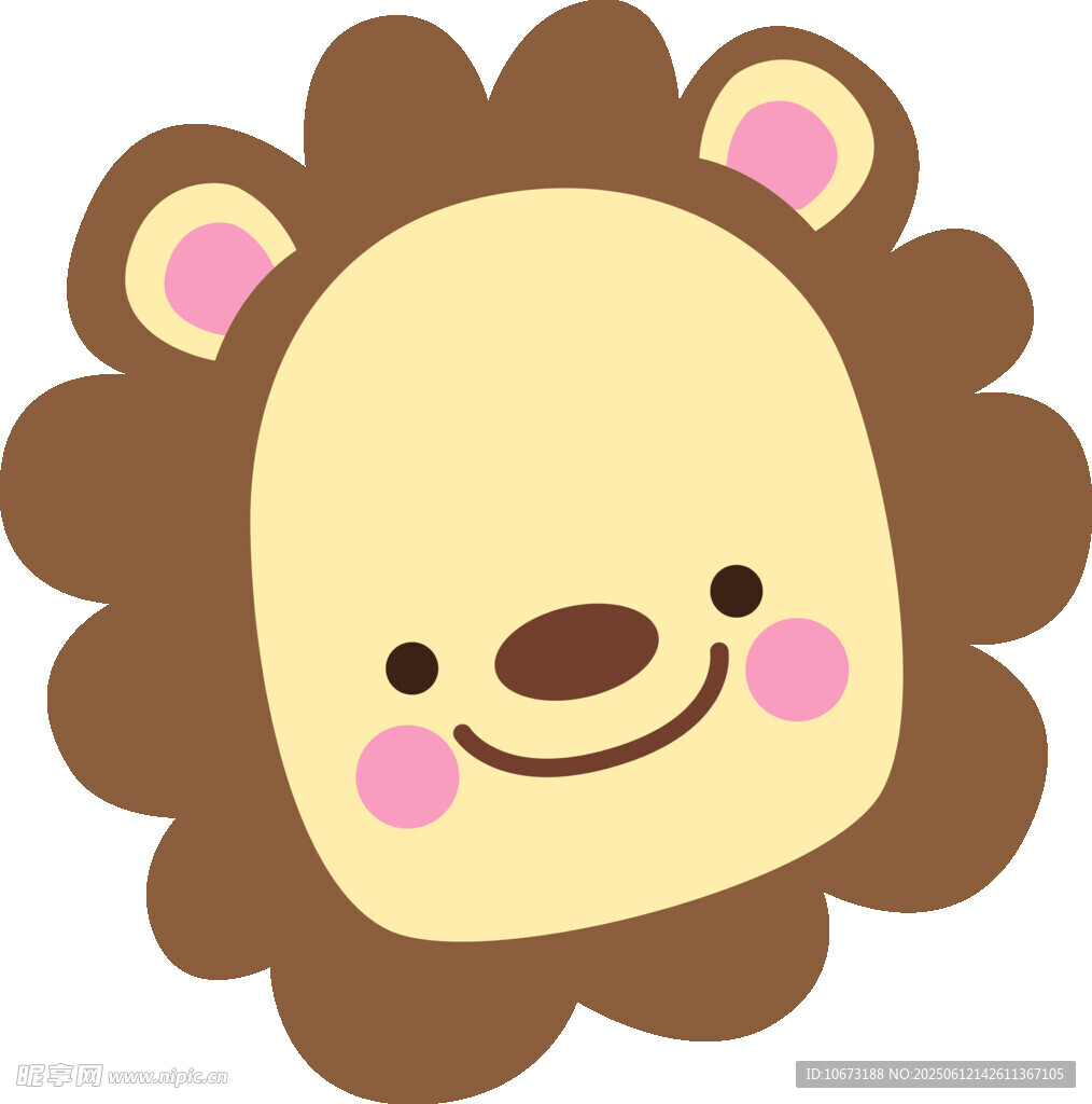 可愛小獅子頭像