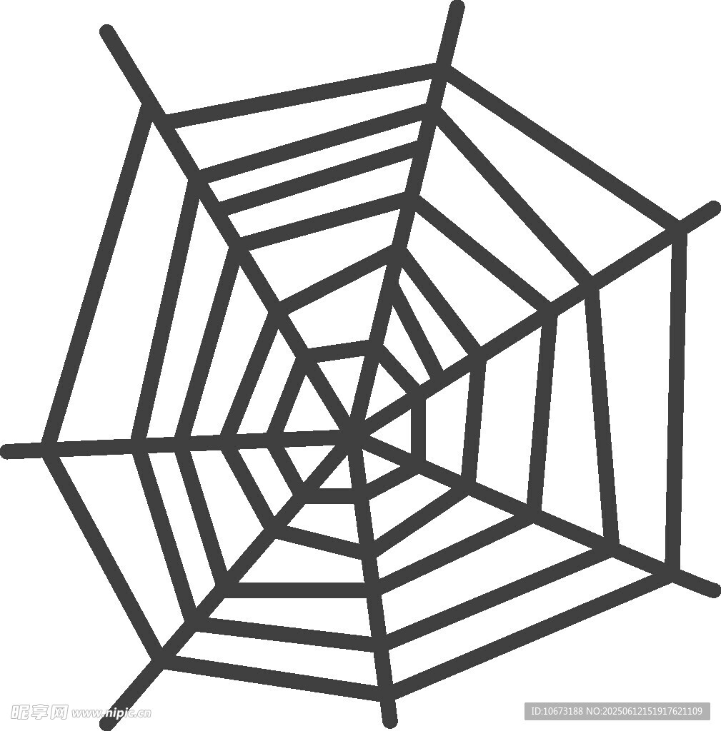 簡約蜘蛛網圖案設計