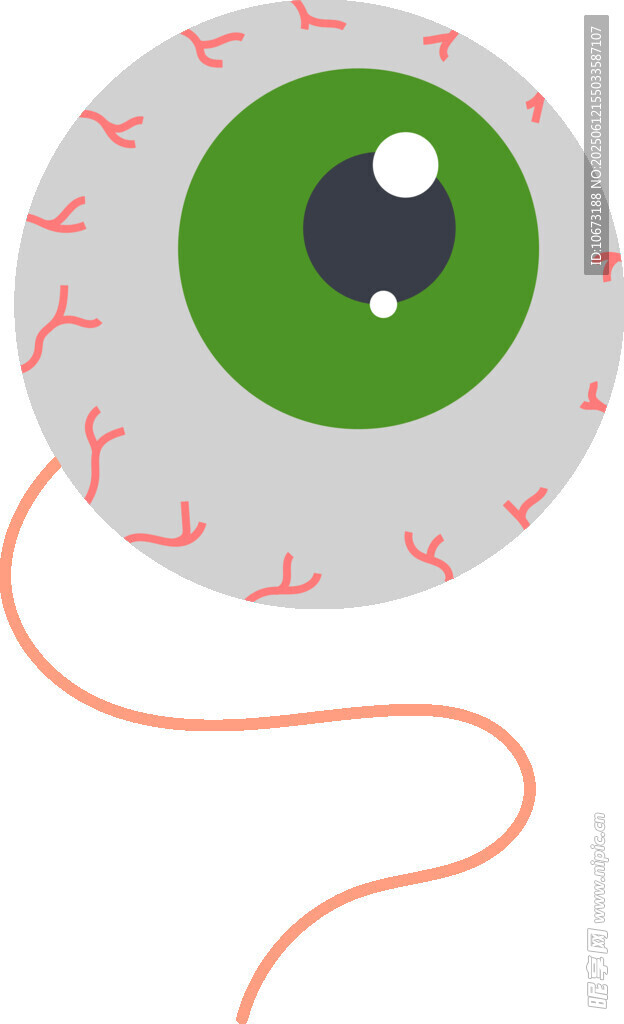 卡通眼球插畫