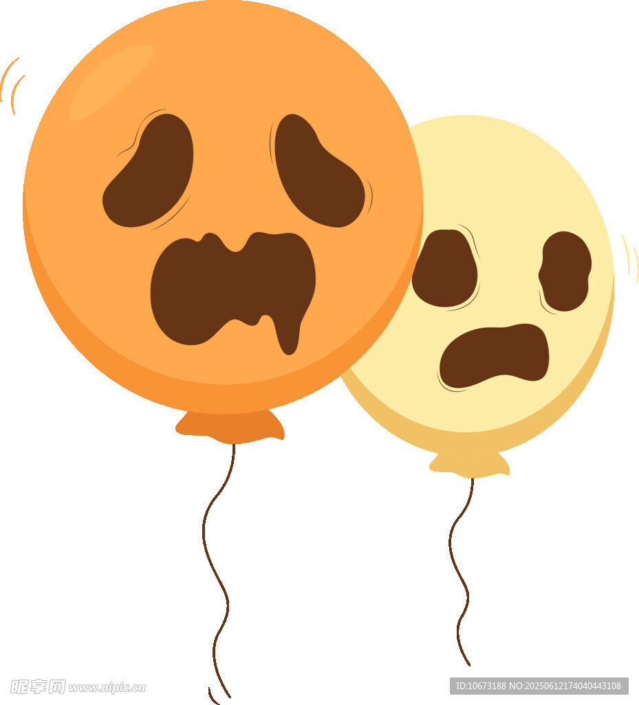 鬼臉表情氣球