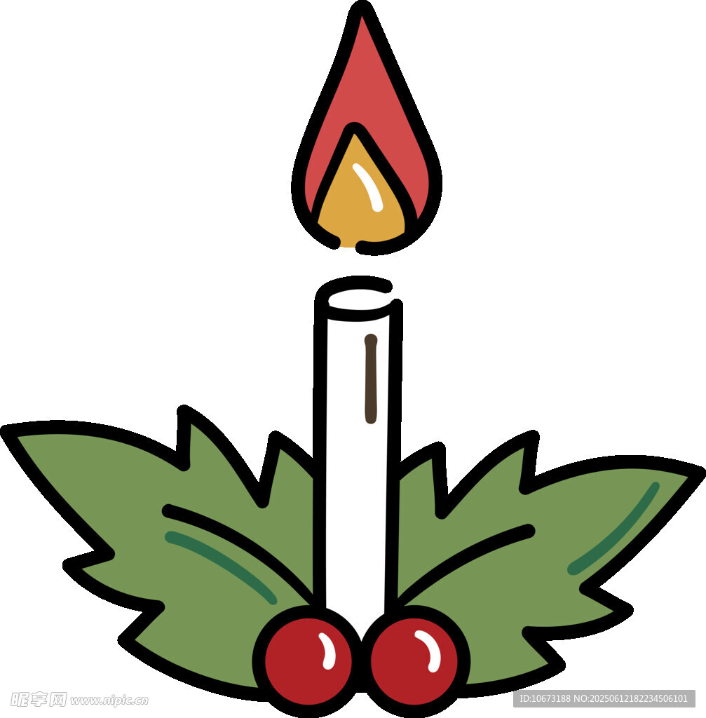 圣誕裝飾蠟燭