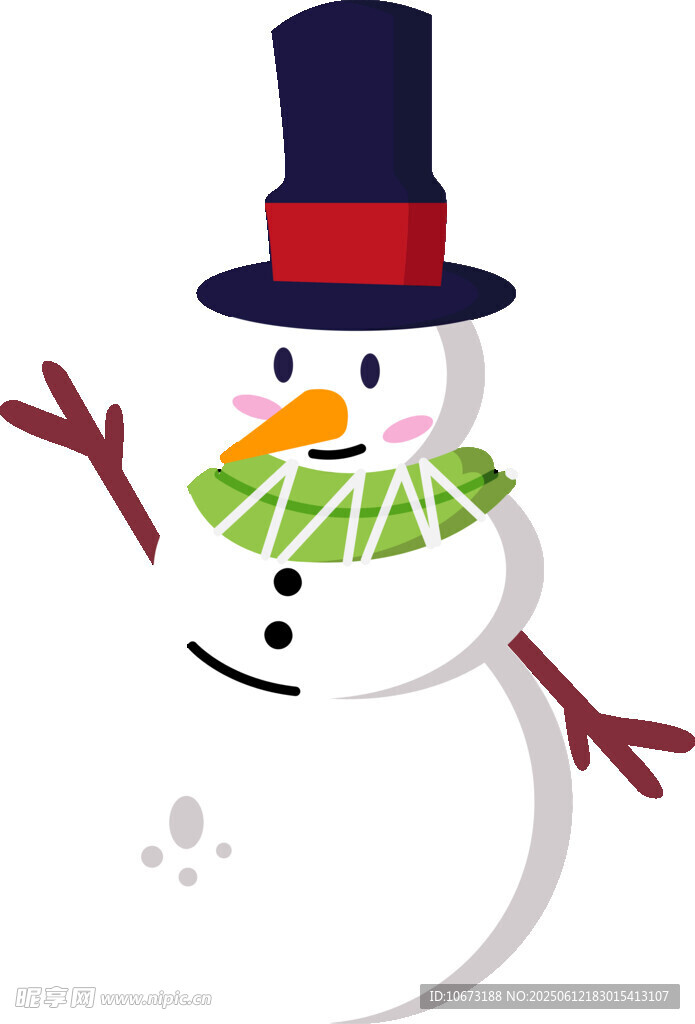 可愛(ài)雪人形象