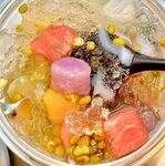 四果冰 多彩冰粉 夏日清涼美味