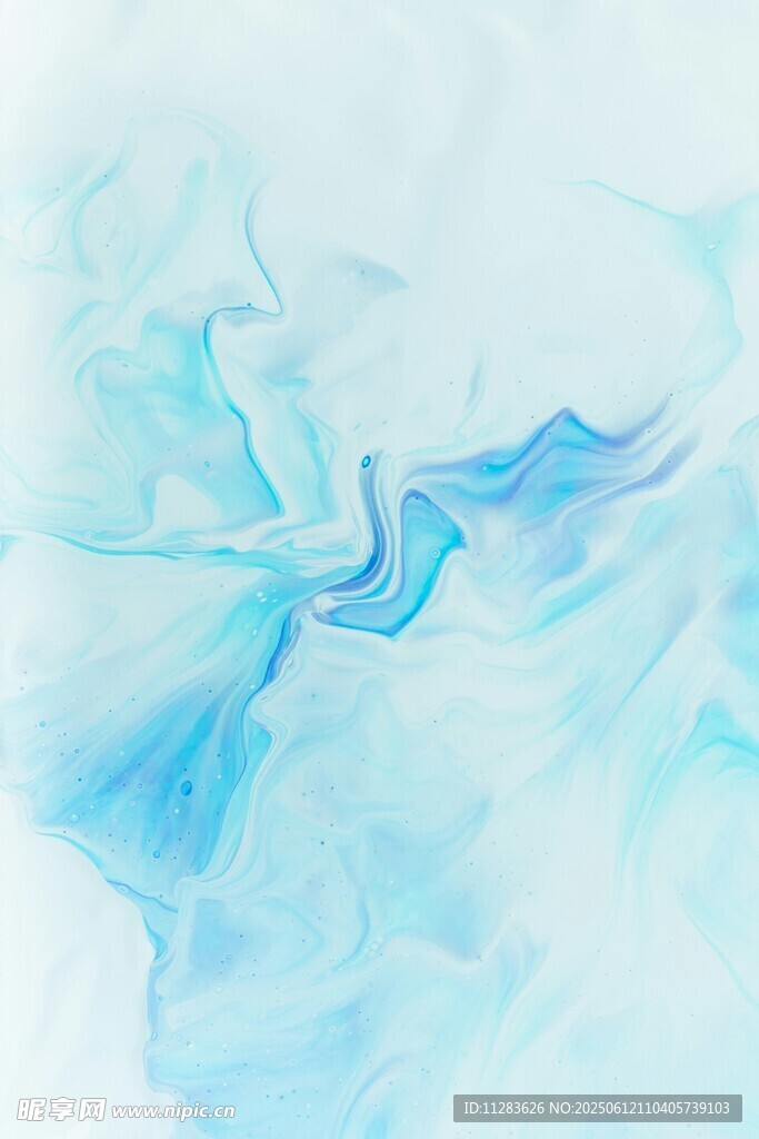 淡藍色夢幻水彩紋理背景