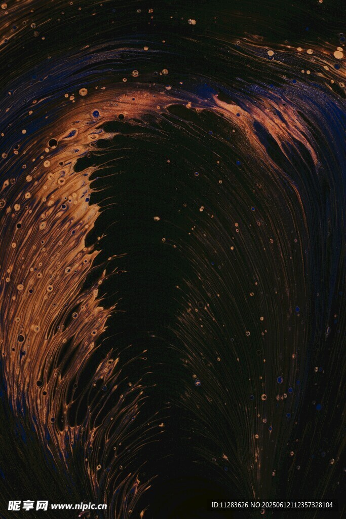 夢幻星空漩渦景象