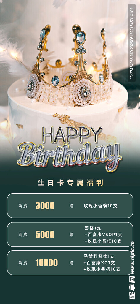 夢幻生日派對皇冠裝飾