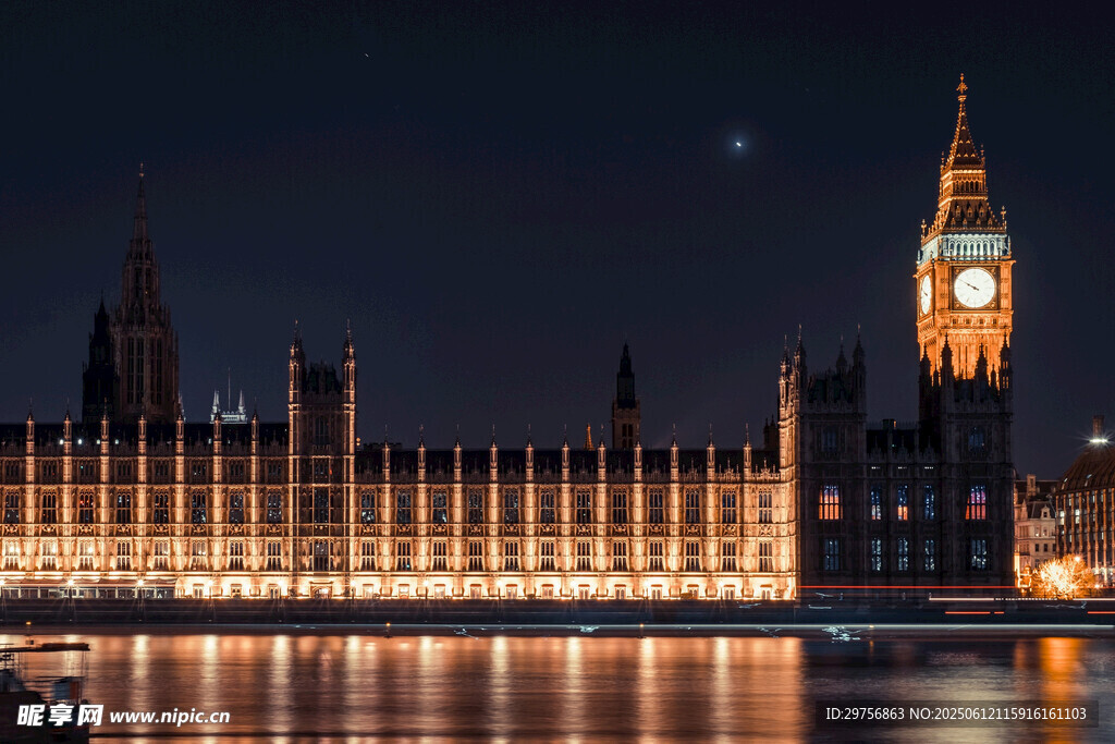 倫敦議會大廈夜景