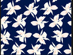 藍(lán)底白花圖案設(shè)計(jì)
