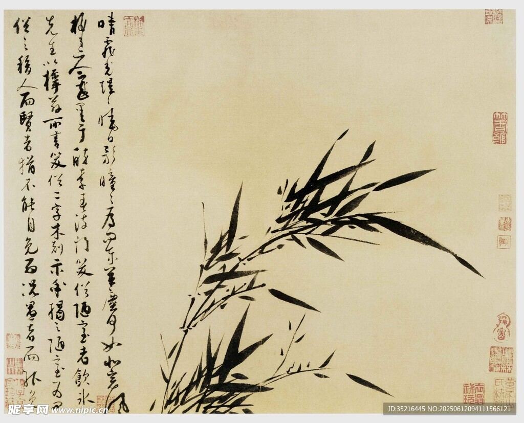 墨竹圖