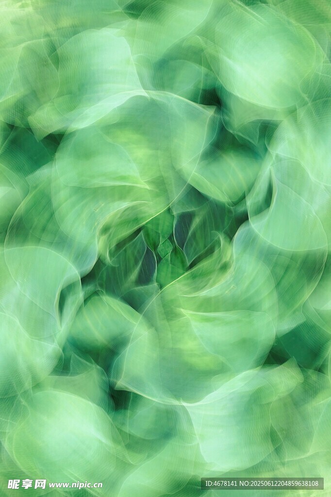 夢幻綠色抽象紋理圖案