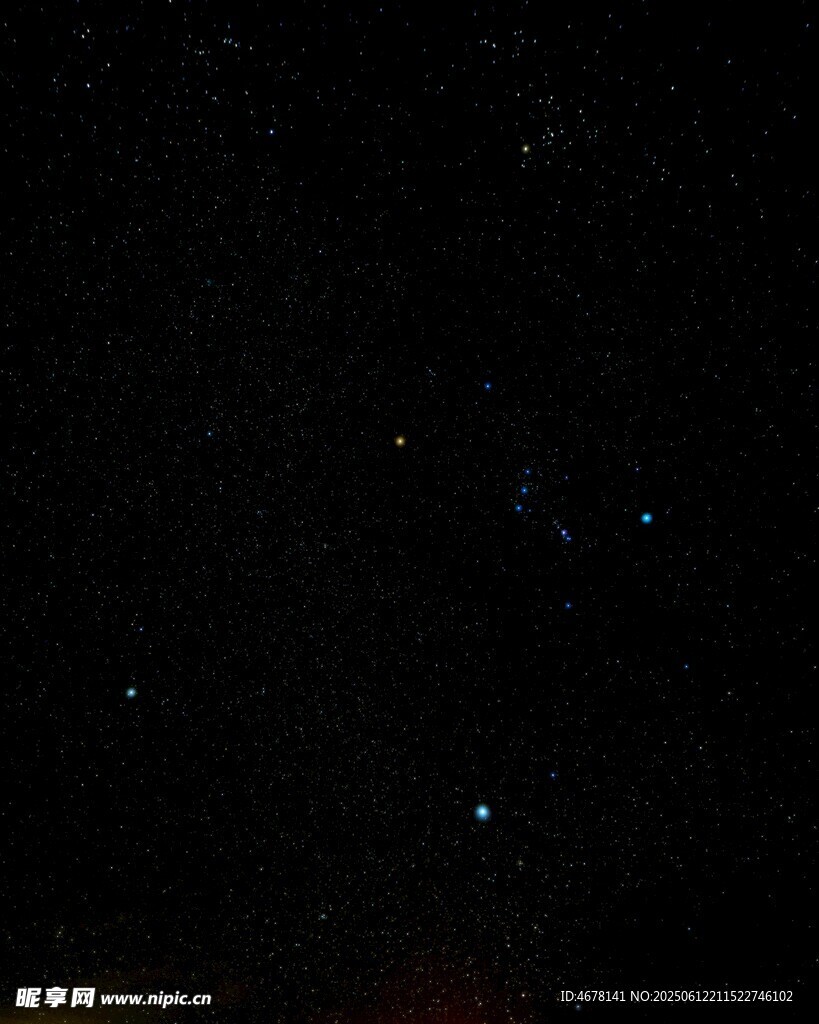 夜空中閃爍的點(diǎn)點(diǎn)繁星