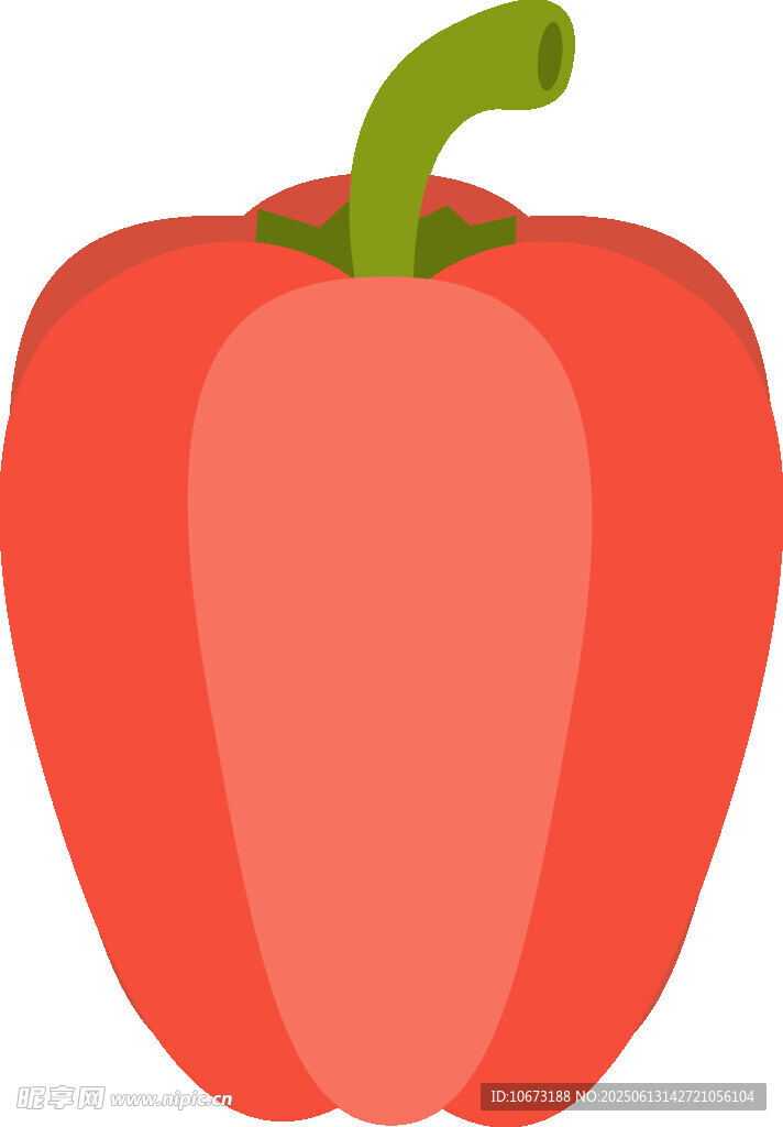 紅色甜椒插畫