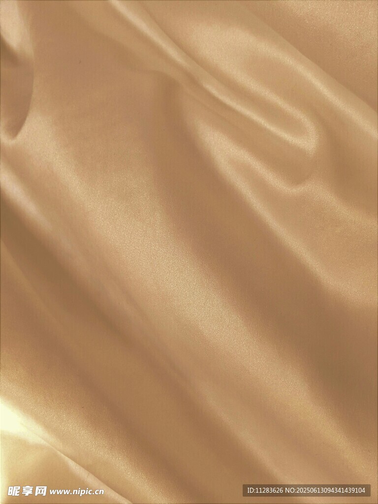 金色綢緞紋理背景圖