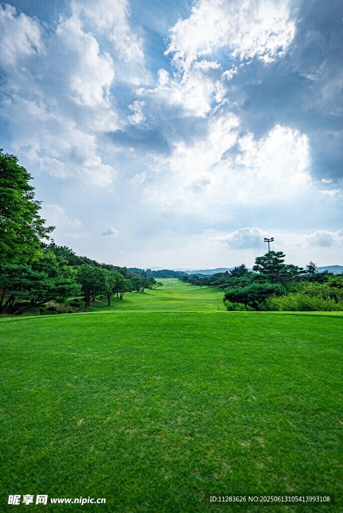 綠野藍天