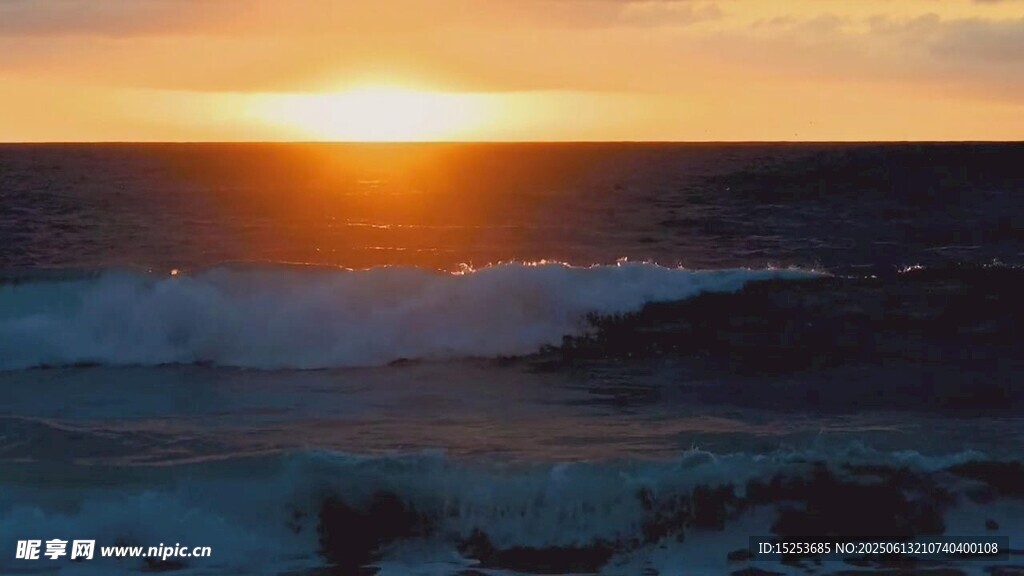 海邊日落美景