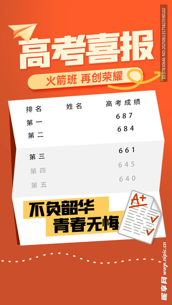 高考海報