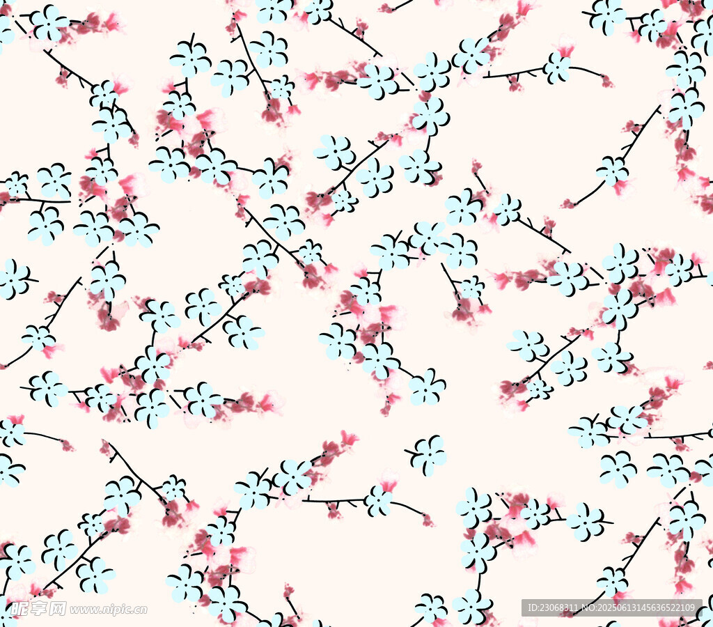 花卉圖案背景