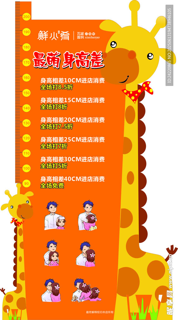 身高差