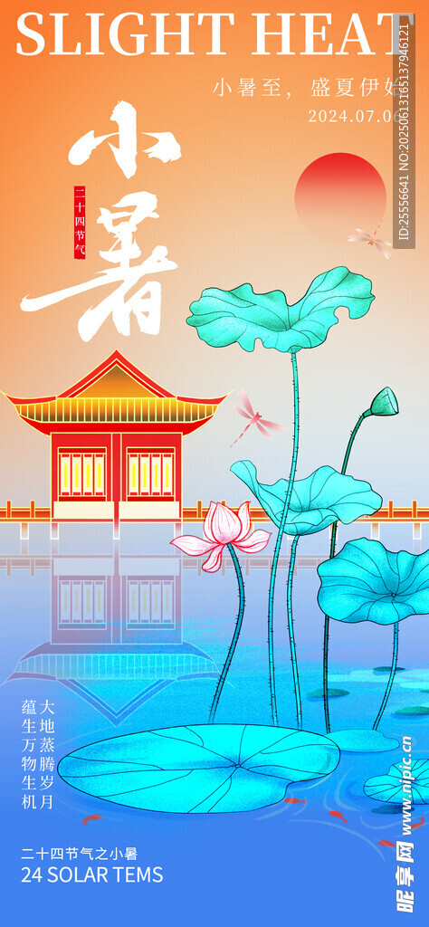彌散荷花24節氣小暑